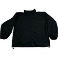 Petra Roc Inc Petra Roc Fleece Work Jacket W/2 Zipped Slash Pockets, Elastic Cuffs, Black, Size S BSW-S1-S